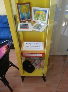 Platz der Saatgutbox in unserer Vitrine